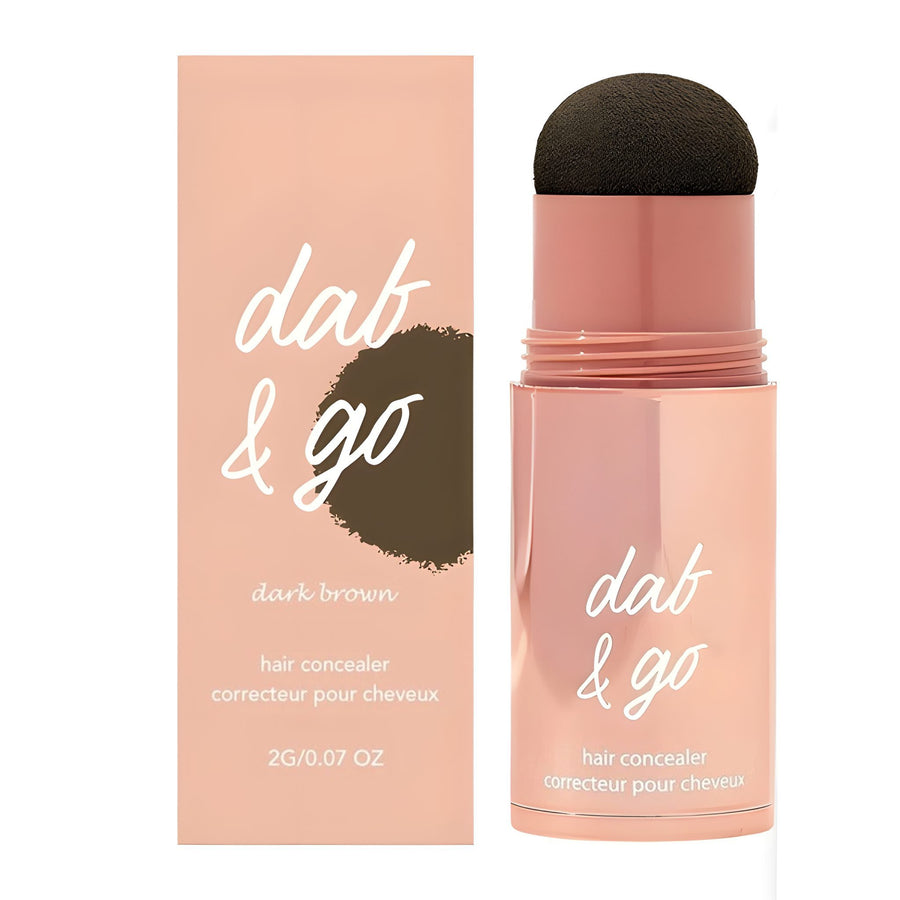 Dab & Go hårconcealer-stift i nyansen dark brown med förpackning
