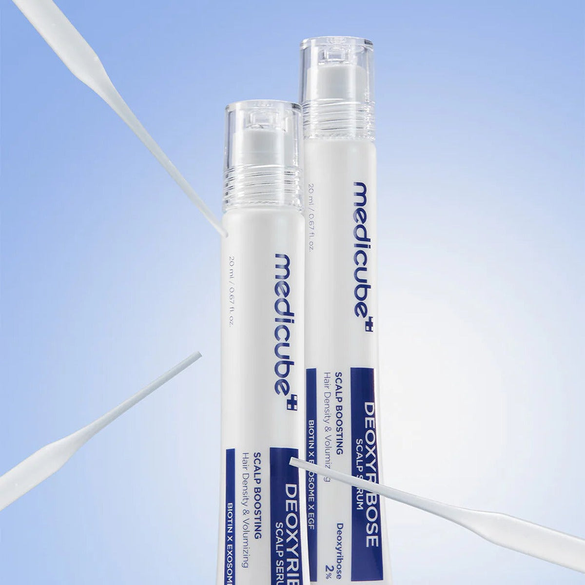To tuber medicube Deoxyribose Scalp Serum med trykt etiket