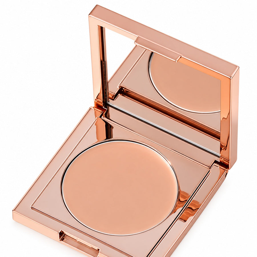 Åben kompakt med lys-medium fersken concealer