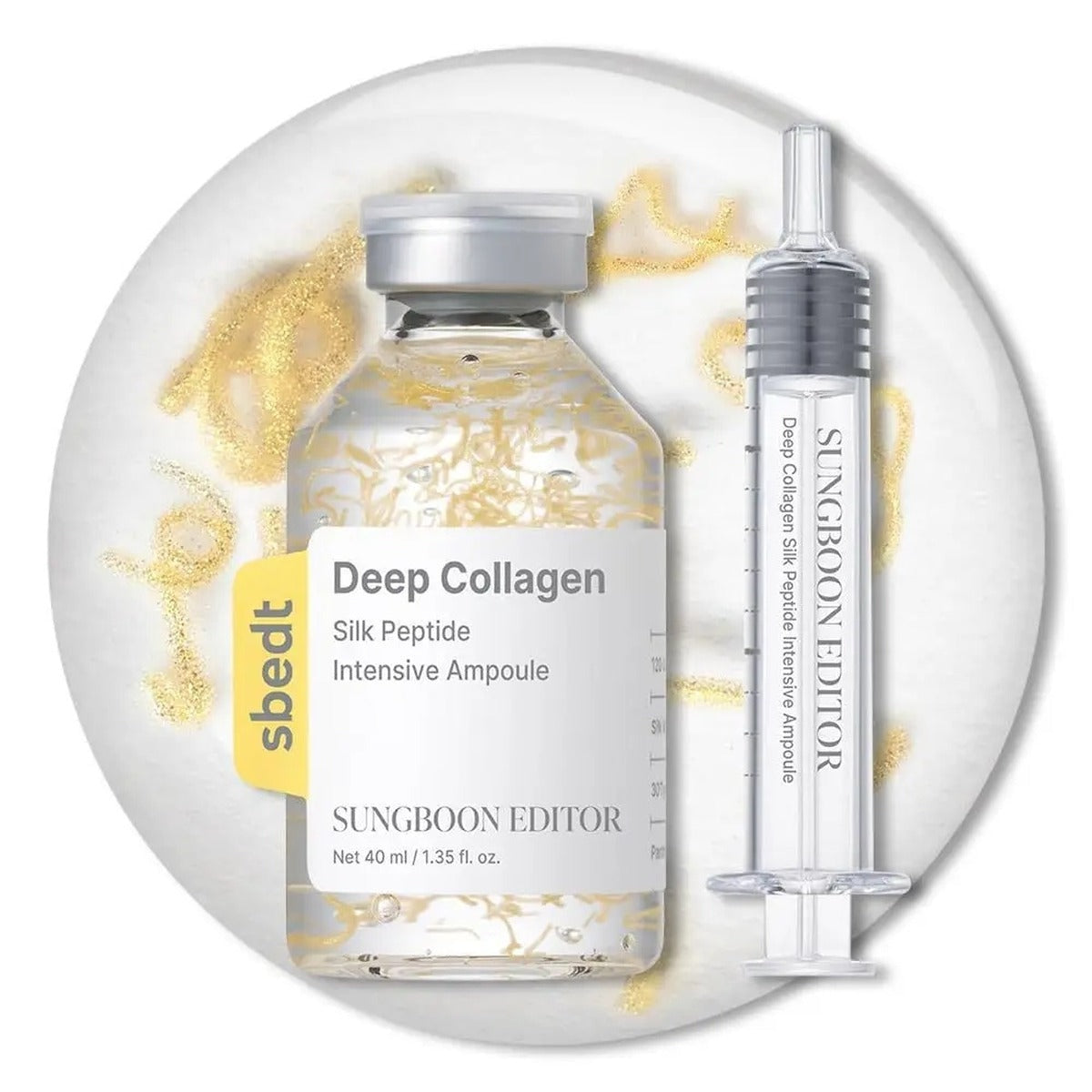 Sungboon Editor Deep Collagen Silk Peptide-ampul med applikatorsprøjte