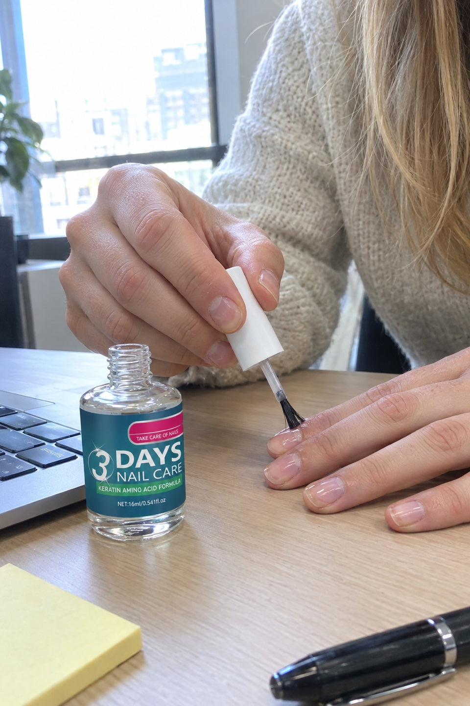 Nagelvård mellan två möten 💅 Ett tunt lager och vidare.